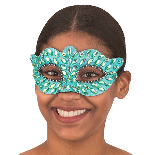 Jeweled Half Mask