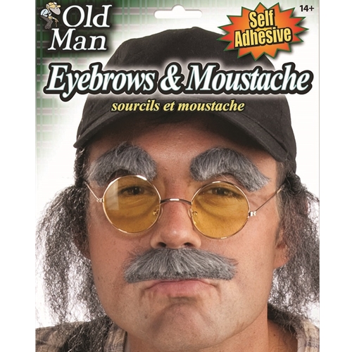 Old Man Eyebrows and Moustache