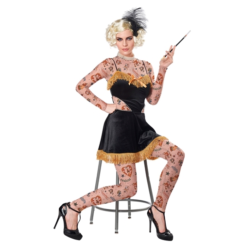 Amazing Tattooed Lady Adult Costume