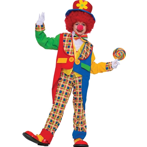 Clown on the Town Kids Costume