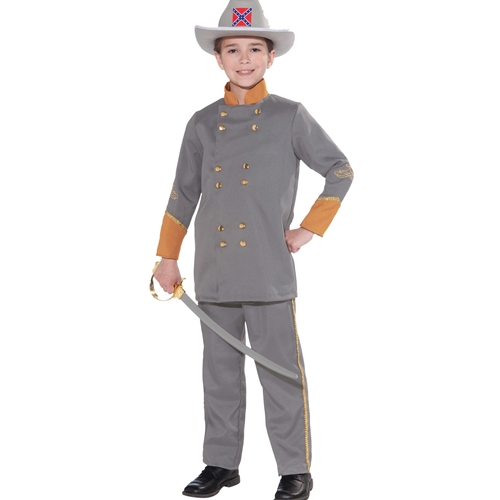 Confederate Officer Kids Costume