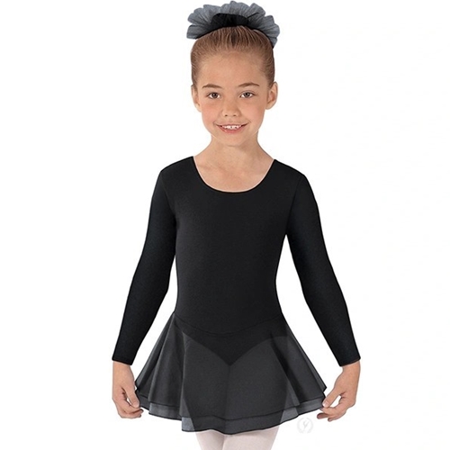 Kids Long Sleeve Dance Dress