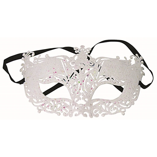 Glitter Half Mask Filigree - Assorted