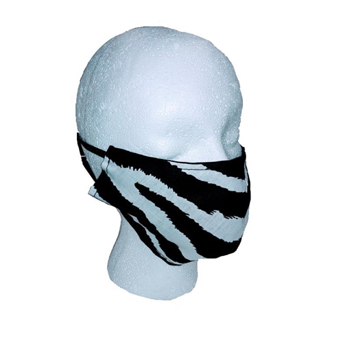 Zebra Print Face Mask Adult, Youth, or Toddler