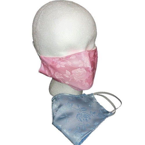 Jacquard Floral Face Mask Adult or Youth