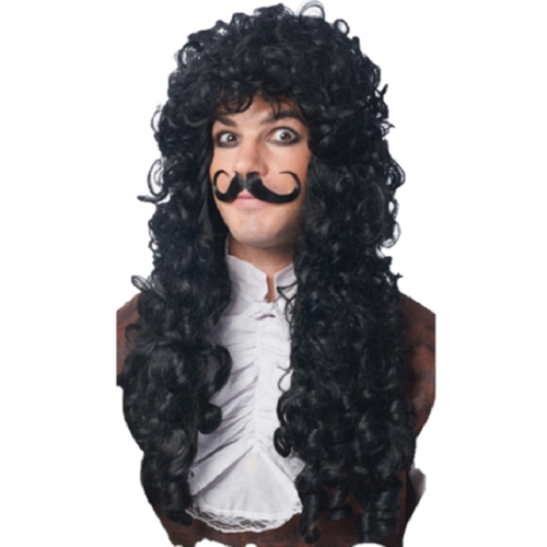 Captain Hook Wig and Mustache