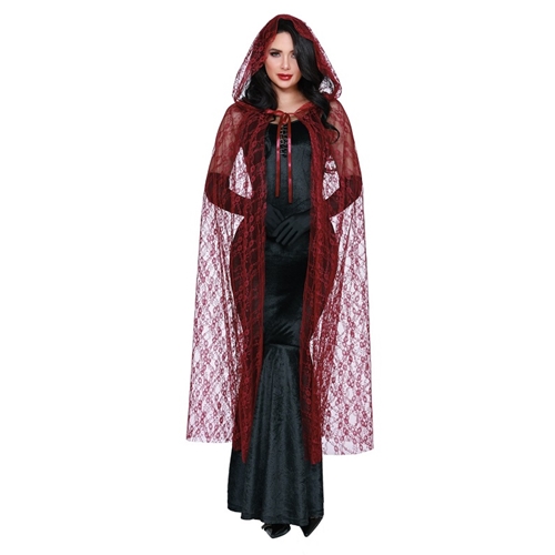 Garnet Lace Cape