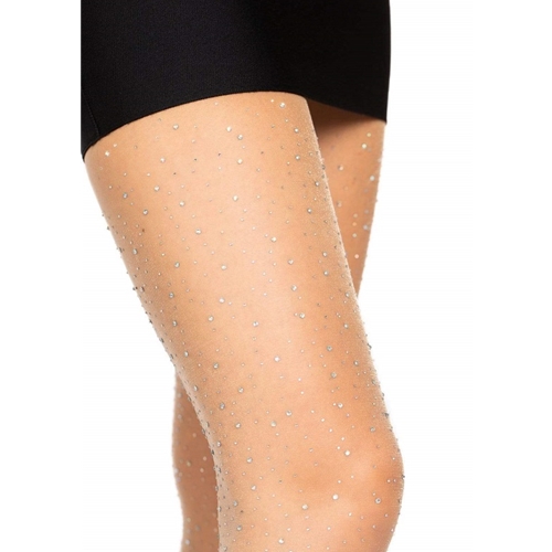 Rhinestone Sheer Pantyhose