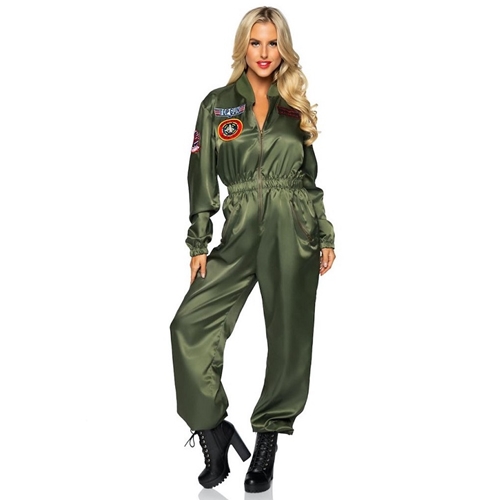 Top Gun Parachute Flight Suit Adult Costume