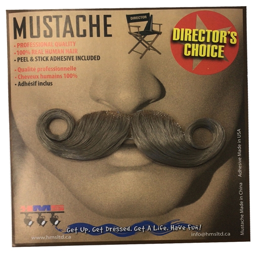 Economy Human Hair Handlebar Barbershop Moustache