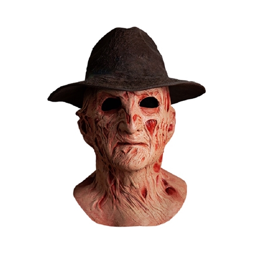 Freddy Kruger Dream Master Deluxe Mask with Hat