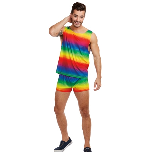 Rainbow Man Adult Costume