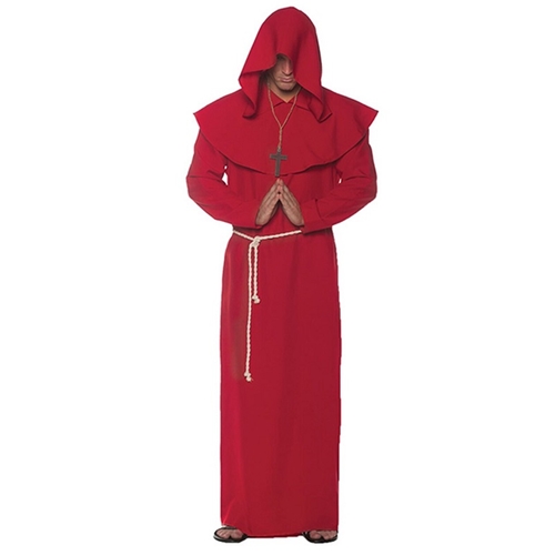 Monk Robe - Red Adult Costume