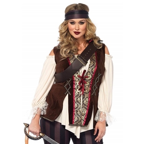 Captain Blackheart Sexy Plus Size Adult Costume