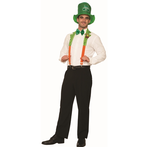 St. Patrick's Day Collar Suspenders