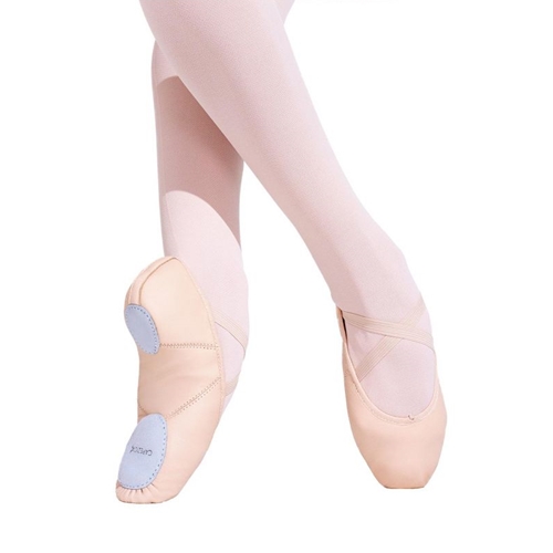 Kids Juliet Leather Ballet Slippers Ballet Pink- Capezio® 2027C