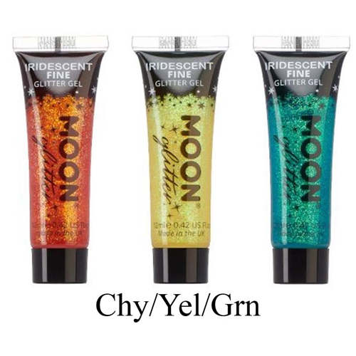 Iridescent Fine Glitter Gel 3 pack by Moon Creations™