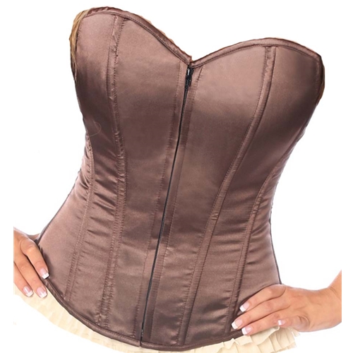 Lavish Brown Sweetheart Corset