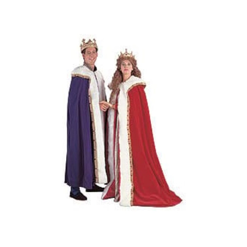 Adult King/Queen Red Cape With Train