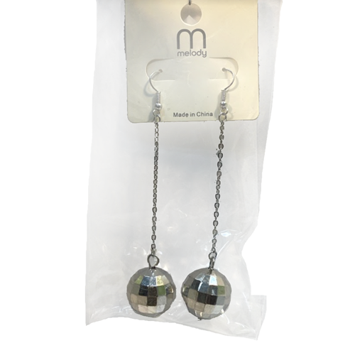 Disco ball earrings