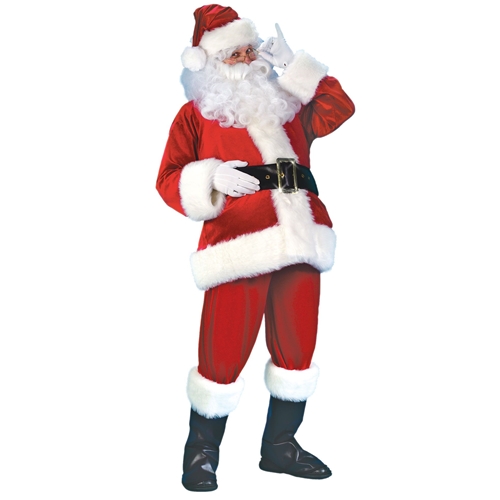 Velvet Santa Suit Deluxe Velour