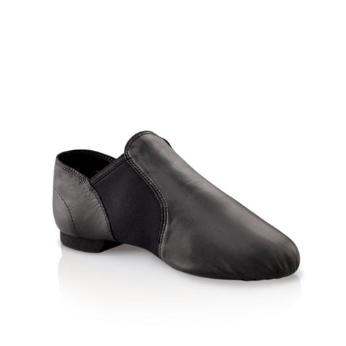 Wide Adult Jazz Slip On Shoe- Capezio® EJ2 Black