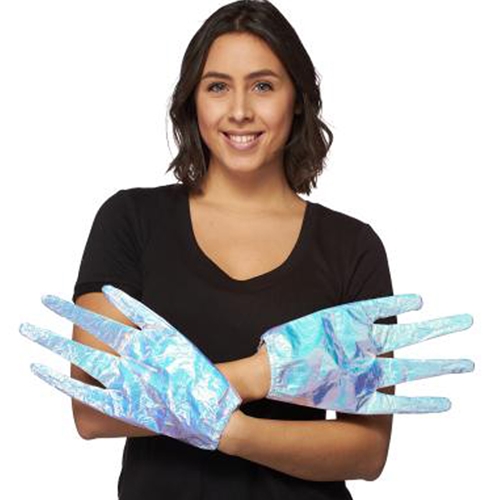 LED Holographic Alien Gloves