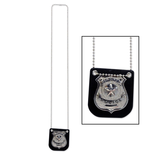 Police Badge on Chain