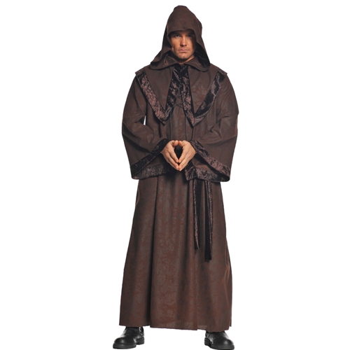 Deluxe Brown Monk Robe Adult Costume