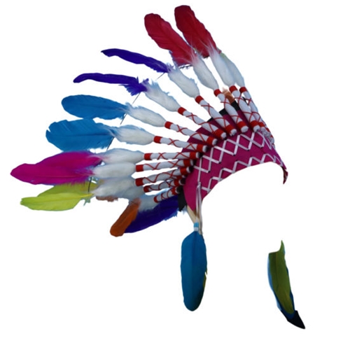 Rainbow Native American Headdress | The Costumer