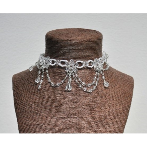 Clear Victorian Choker | The Costumer