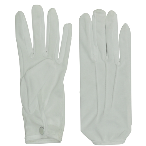 Theatrical Short Glove with Snap White or Black