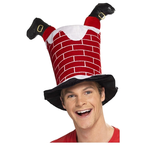 Santa Stuck in Chimney Hat | The Costumer