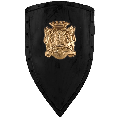 Royal Shield Black and Gold