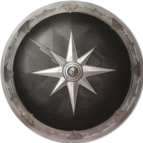 Black and Silver Shield | The Costumer