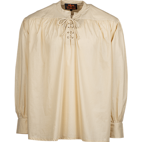 Laced Collar Medieval Shirt