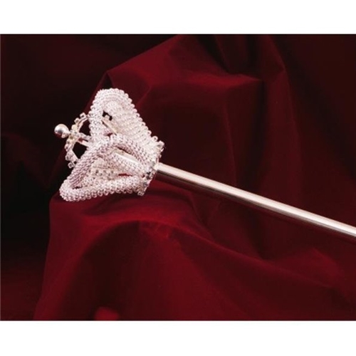 Rhinestone Scepter Silver