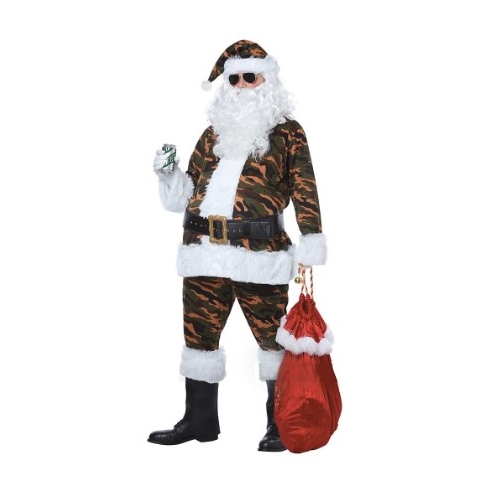 Camouflage Santa Suit