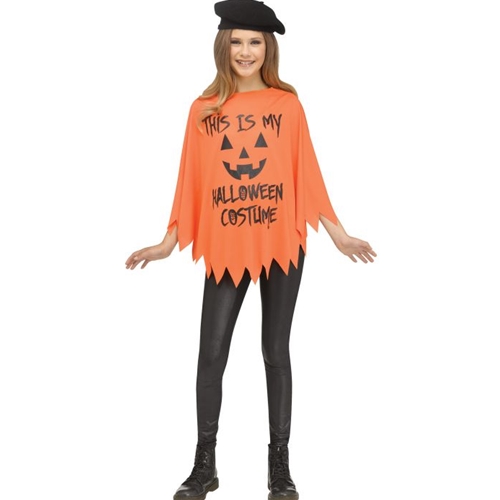 Pumpkin Poncho - Child