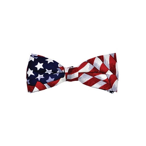 American Flag Bow Tie