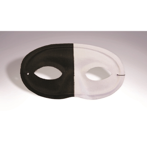Black and White Domino Mask