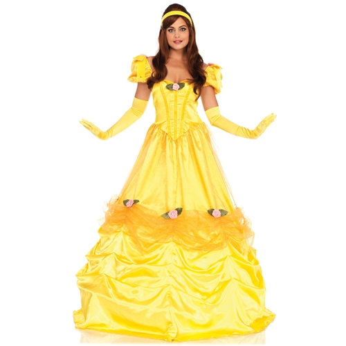Belle's Classic Long Satin Ball Gown