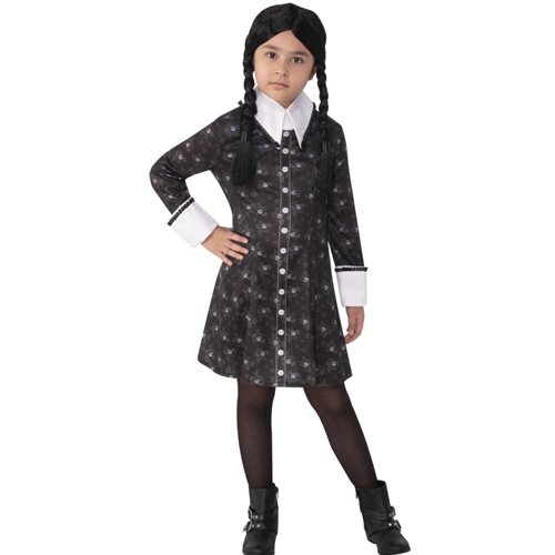 Kids Wednesday Addams Dress Costume – The Addams Family