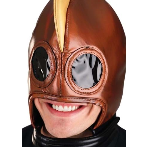 Retro Robot Bronze Helmet