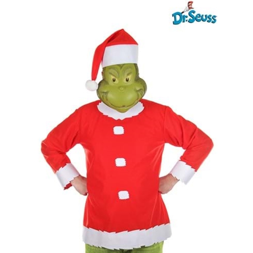 Dr. Seuss Grinch Santa Costume Adult