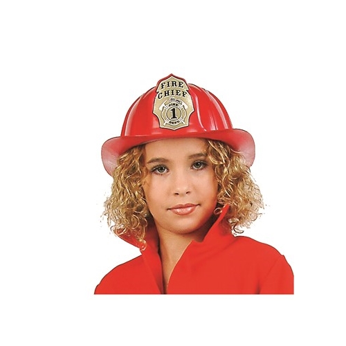 Adult Child Fire Chief Firefighter Fireman Helmet with Visor Costume