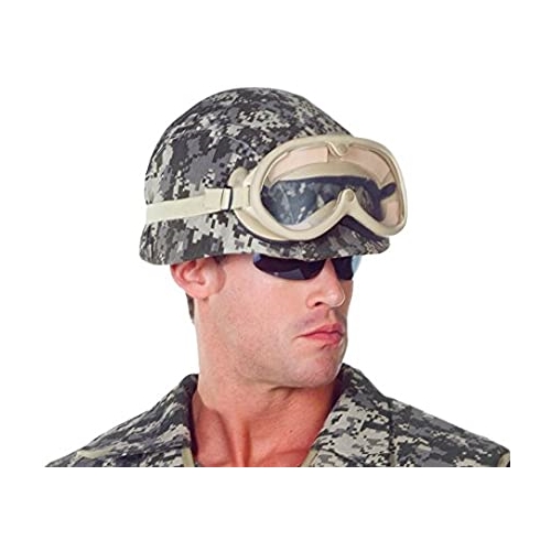 Army Helmet with Fabric Cover