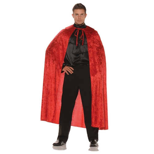 55 Inch Velvet Red Cape