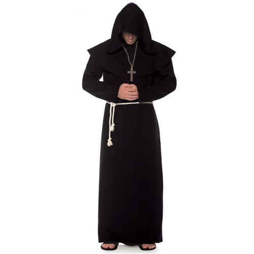 Black Monk Robe