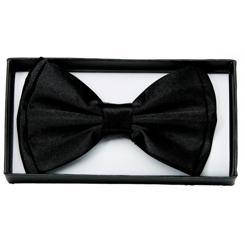 Bowtie- Black Satin
